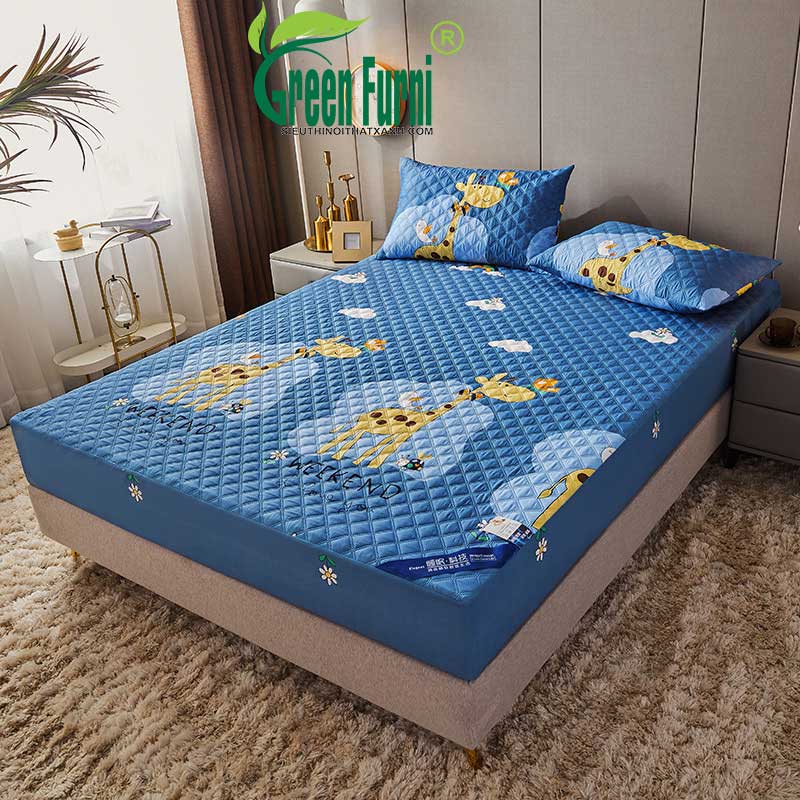 Ga giường chống thấm nước loại 1 không bí không sột soạt